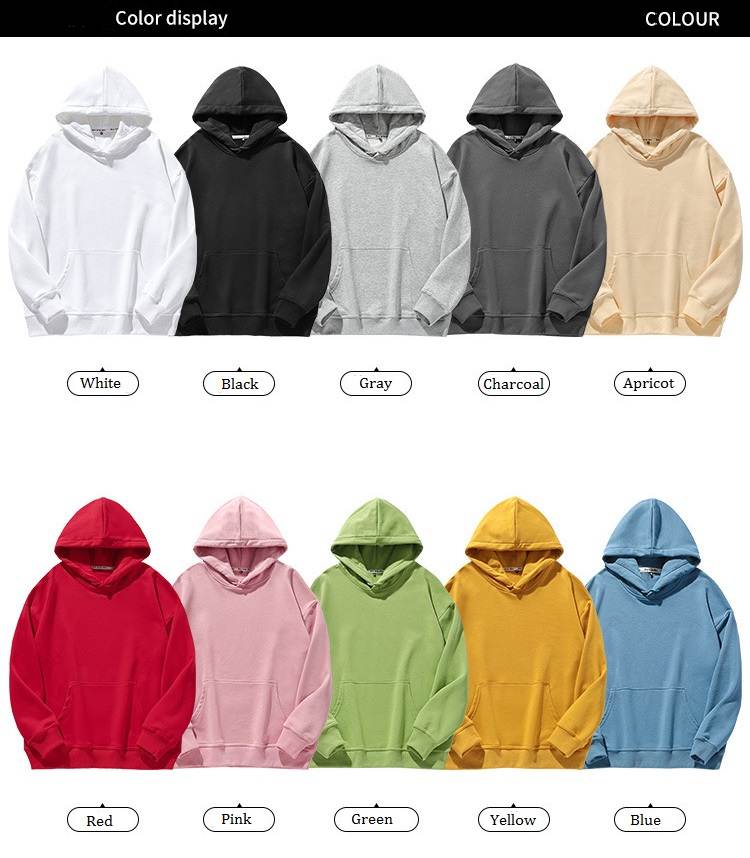 Custom Unisex Drop shoulder Hoodies 5