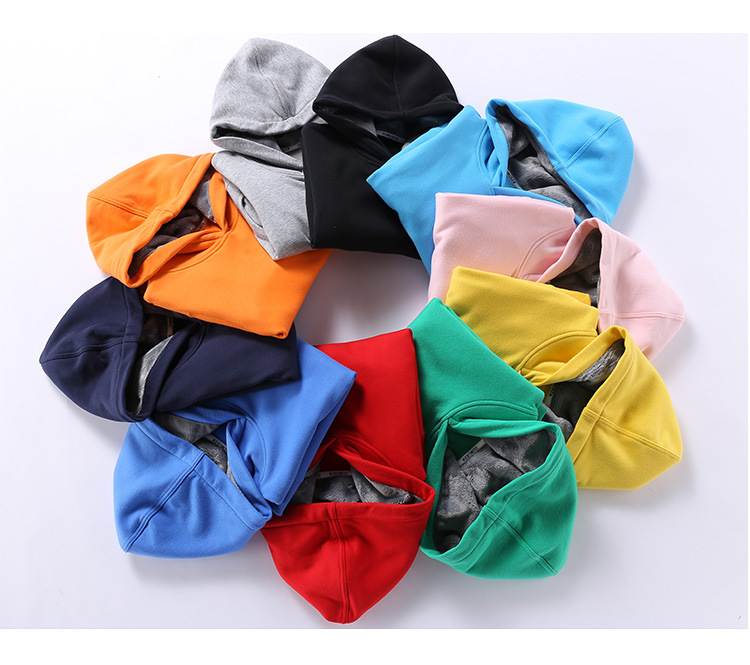 Custom Unisex Thick Fleece Pullover Hoodie Supplier 9