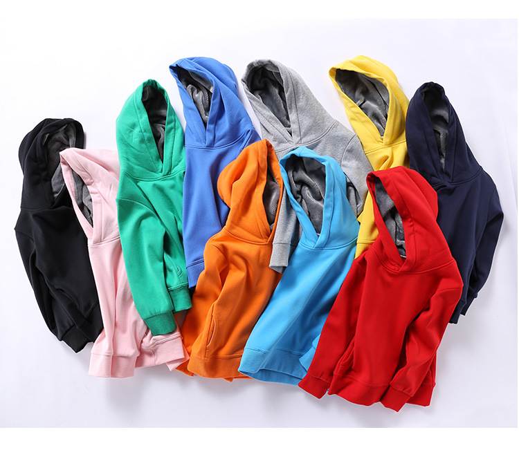 Custom Unisex Thick Fleece Pullover Hoodie Supplier 5